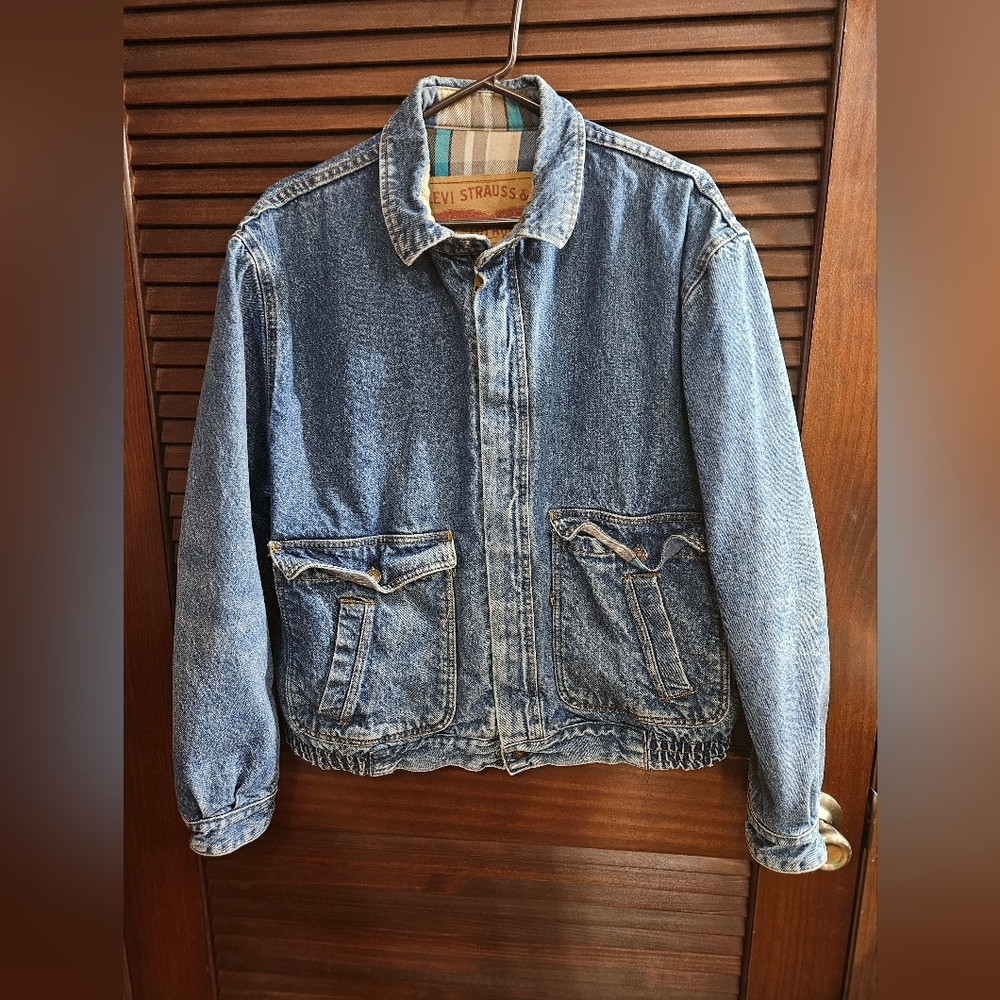 Vintage Levi Strauss & Co. Denim Bomber Jacket